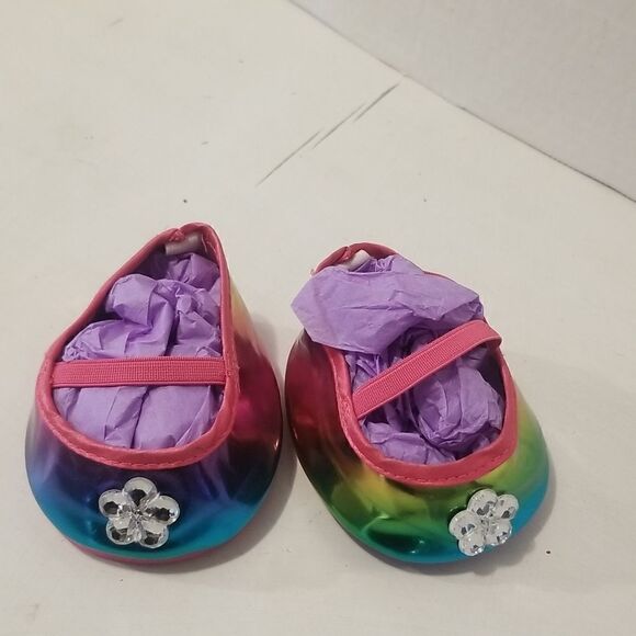 Build a Bear Workshop ShoesBuild-A-Bear Workshop Glittery Rainbow Shoes … - Picture 2 of 4